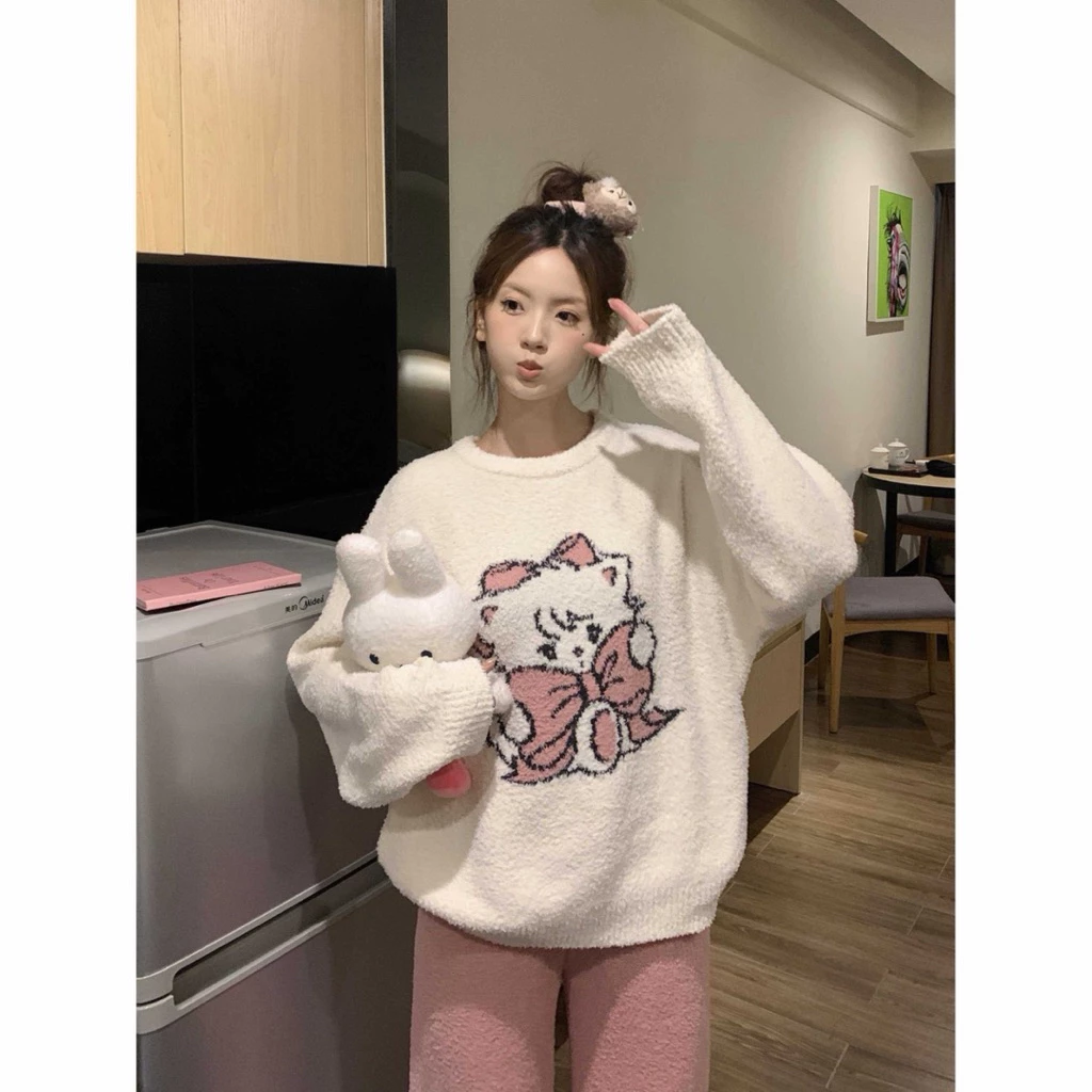 𝐘𝐮𝐫𝐢.𝐬𝐭𝐨𝐫𝐞 Bộ Ngủ Bông Xù Nhiều Mẫu Siêu Ấm Dành Cho Mùa Đông