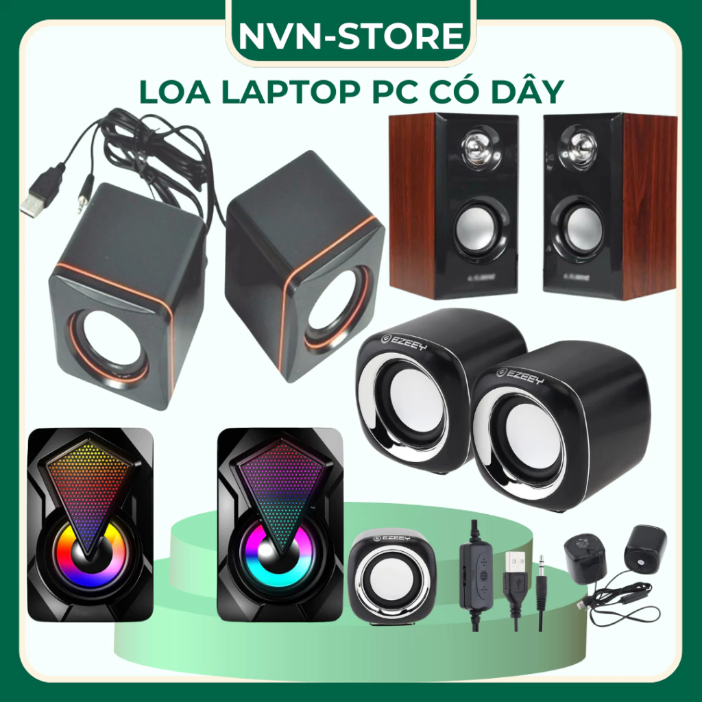 Loa Vi Tính Mini Âm Thanh Siêu Trầm Ezeey A1/S5/950/X2 ( Giao màu ngẫu nhiên)