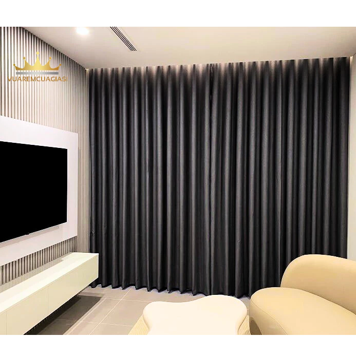 Rèm cửa chính vải cao cấp chống nắng phù hợp trang trí phòng ngủ và phòng khách VIP03 Vuaremgiasi