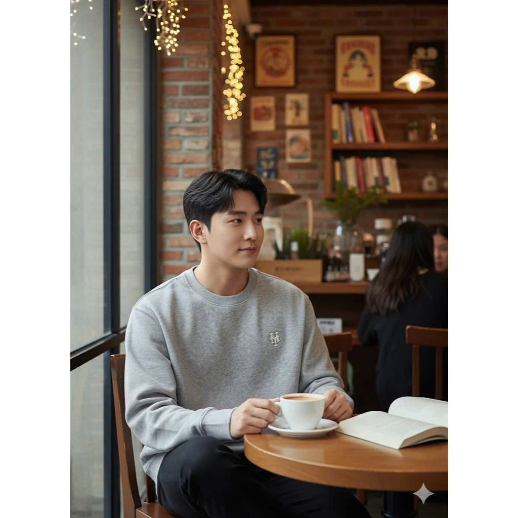 Áo sweater dà M.L.B đẹp chuẩn xịn cho unisex