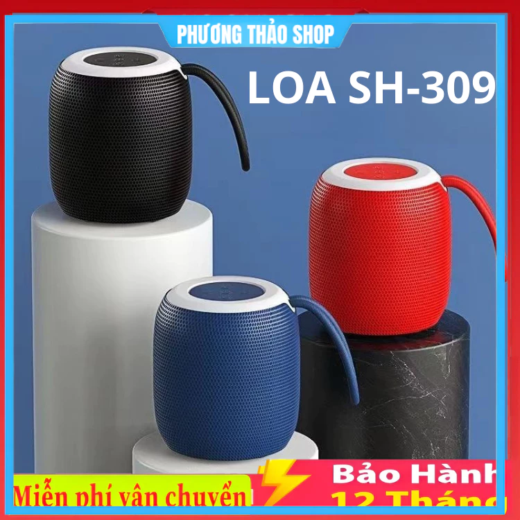 Loa Bluetooth SH-309 / 1057 Mini , Nghe Nhạc Hay, Chống Va Đập Chống Nước Cao, Pin 1000 mAh, Quai Cầm Tay Tiện Lợi..