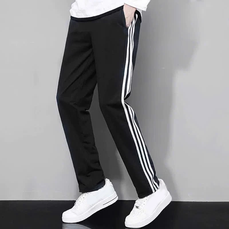⚡️ GIÁ SỐC ⚡️ Quần jogger unisex thể thao phối sọc nam nữ chất vải nỉ thu đông tập GYM năng động L