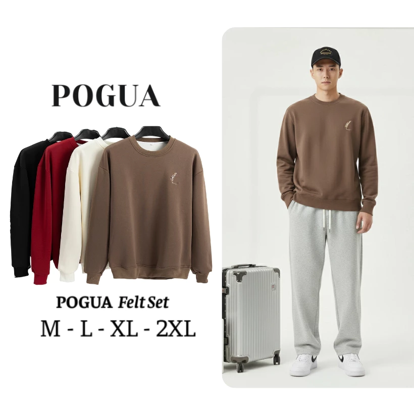 Áo Sweater Nam Nữ Nỉ Lông Cừu Thêu Lông Vũ Form Boxy Unisex,Dày Dặn Giữ Ấm Tốt Phong Cách Basic, Cá Tính CL38