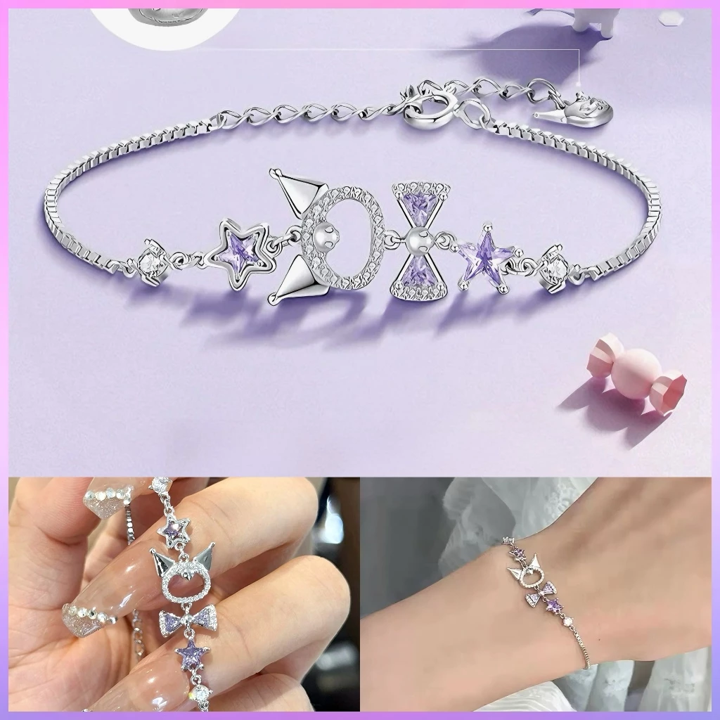 Vòng Tay Nữ KUROMI dễ thương, Lắc Tay Nữ đáng yêu quà tặng ý nghĩa