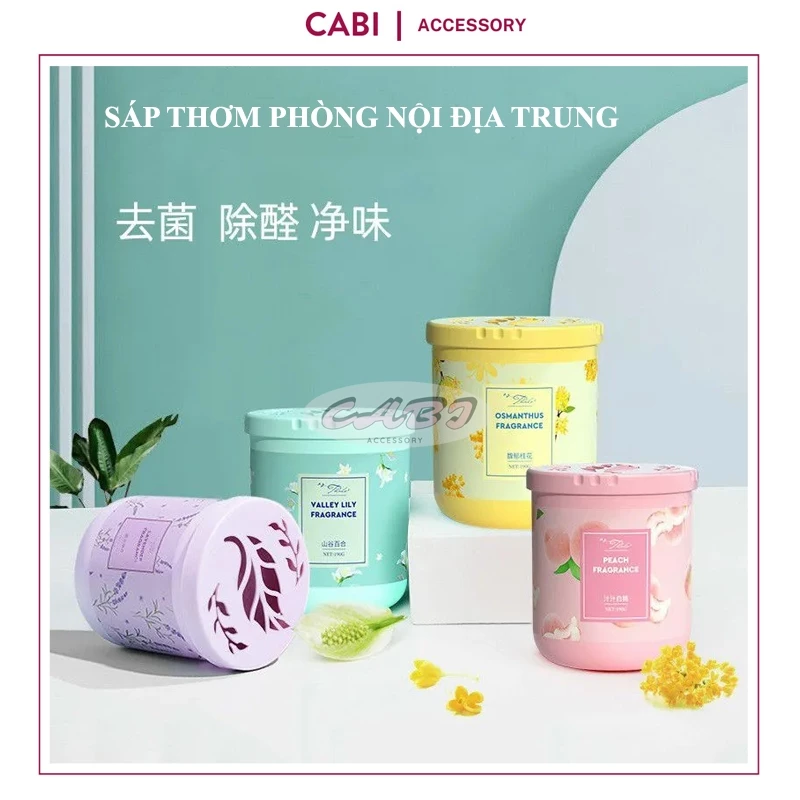 CB61 - Sáp Thơm Khử Mùi nội Địa Trung, Làm Thơm Phòng Khách, Nhà vệ sinh, Tủ Giày