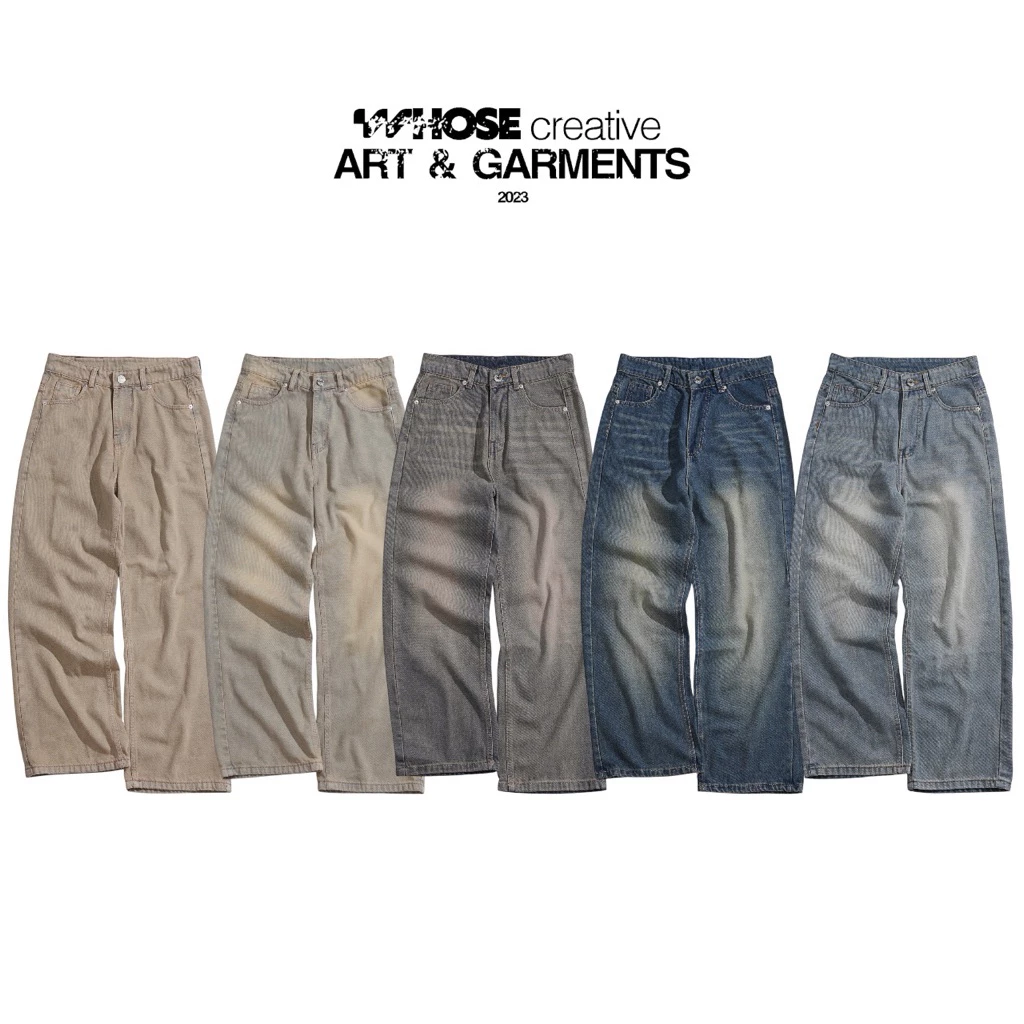 [7 MÀU MỚI] WIDE STRAIGHT JEANS WHOSE - Quần jeans ống đứng Whose Studio
