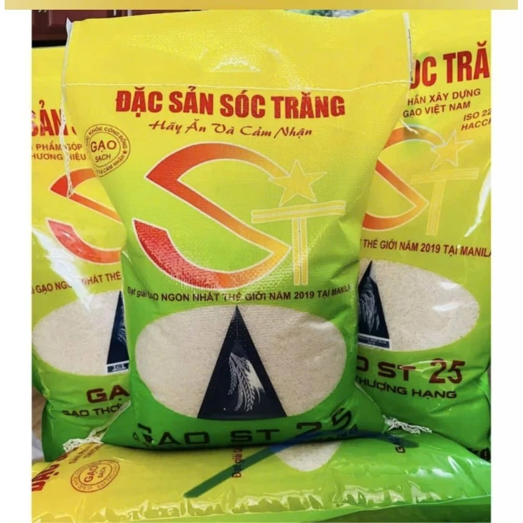 Gạo đặc sản sóc Trăng ST25