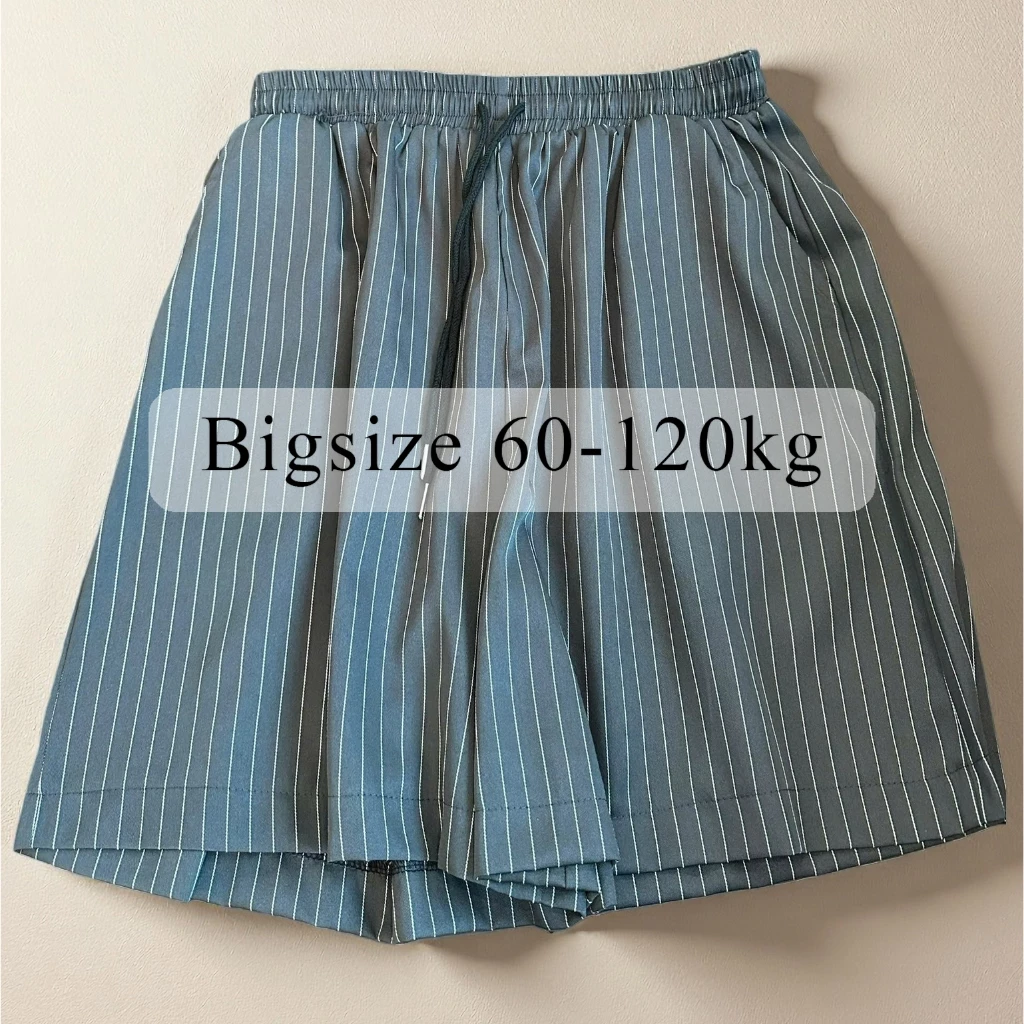 Quần Đùi nữ kẻ sọc 120kg chất tuyết si mát mẻ_ Quần sooc thời trang nữ bigsize SOOC