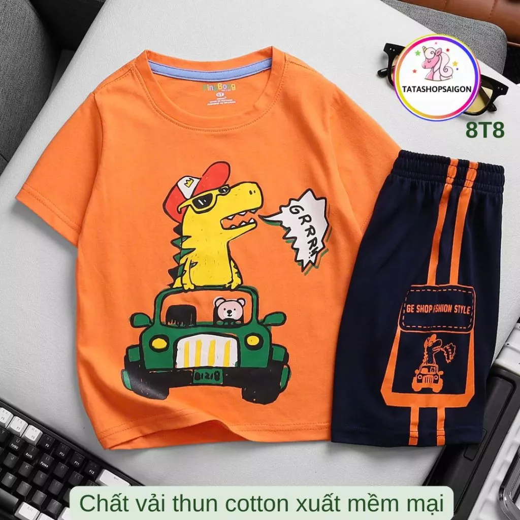 BỘ BÉ TRAI SIZE ĐẠI 18 40KG CHẤT COTTON