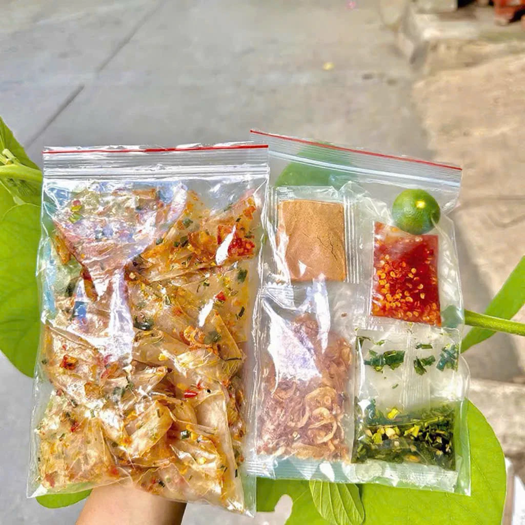 Bánh tráng dẻo Mỡ Hành Phi ớt Rym Siêu Cay