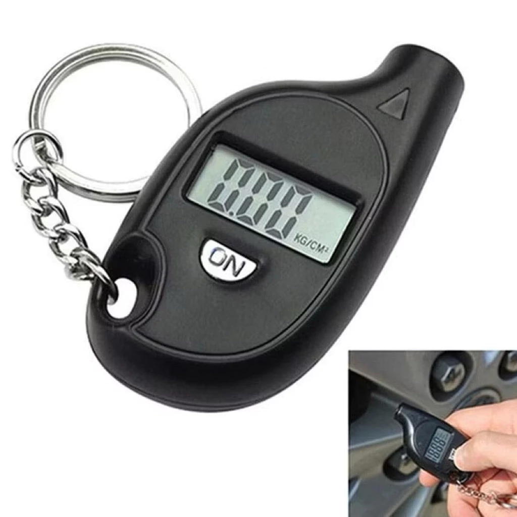 Máy Đo Áp Suất Lốp Mini Dạng Móc Khóa – Đồng Hồ Điện Tử Cho Ô Tô, Xe Máy, Xe Đạp – Màn Hình LCD, Dễ Dùng, Nhỏ Gọn