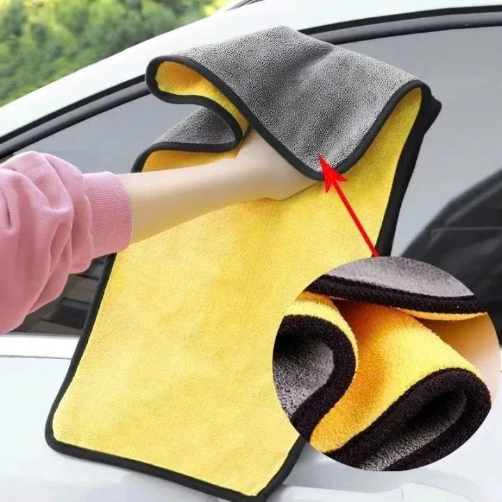 Combo 10 Khăn Lau Đa Năng Cao Cấp Kích Thước 30x60cm Siêu Thấm Hút Cho Xe Ô Tô Tiện Lợi