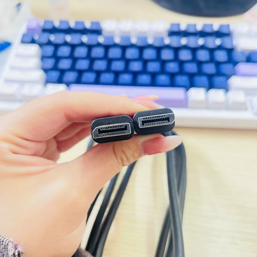 Dây Cáp 4K Displayport 2 đầu đực dài 1.5m Cáp chuyển displayport sang cho màn hình máy tính, Laptop, PC, TV