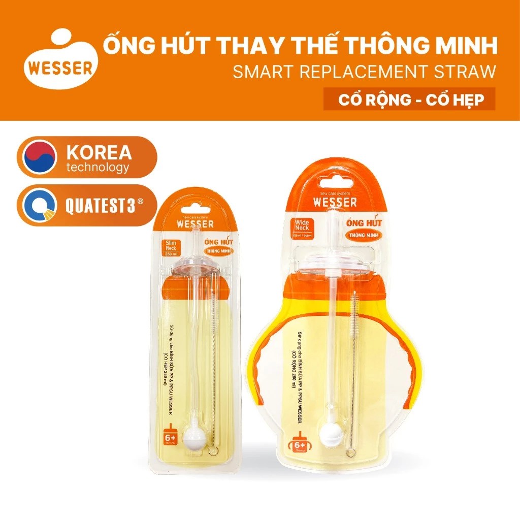 Ống hút thay thế thông minh Wesser