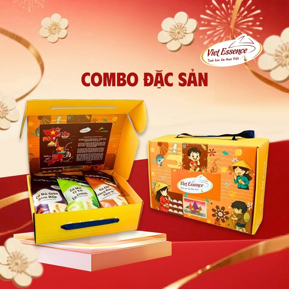 [Đặc Sản Việt] Combo 6 Túi Snack Đặc Sản Tuyển Chọn Viet Essence