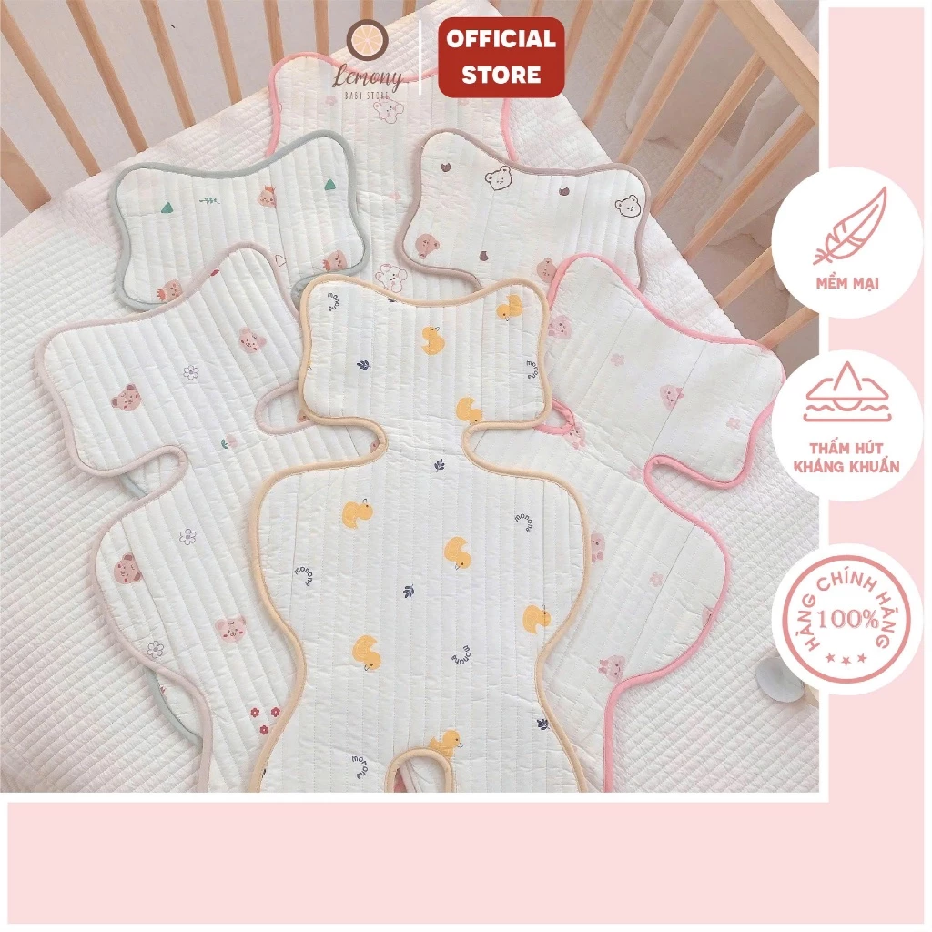 Đệm Lót Xe Đẩy Cho Bé Đa Năng Hàn Quốc, Miếng Lót Xe Đẩy 3D Cho Bé Ngồi Êm Thoáng Phụ Kiện Xe Đấy