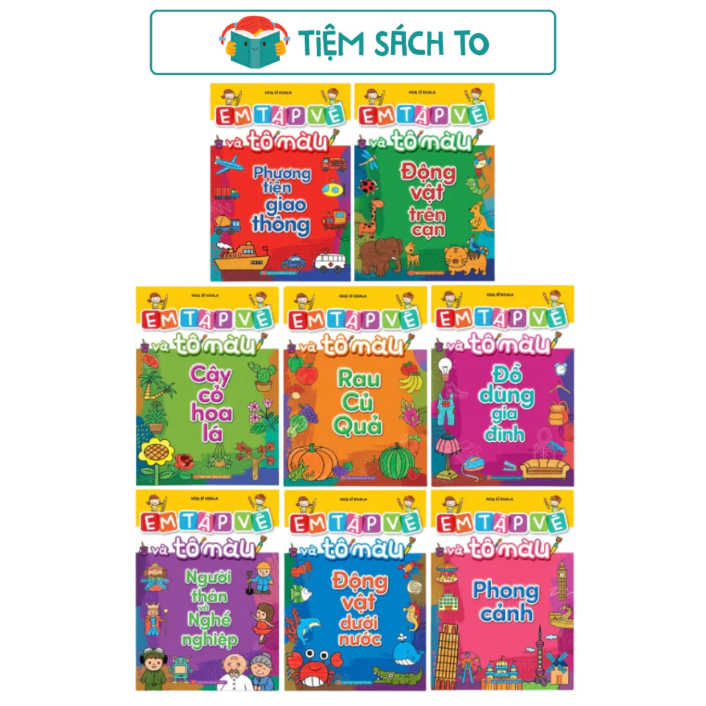 Sách: Em Tập Vẽ Và Tô Màu Sách Lẻ