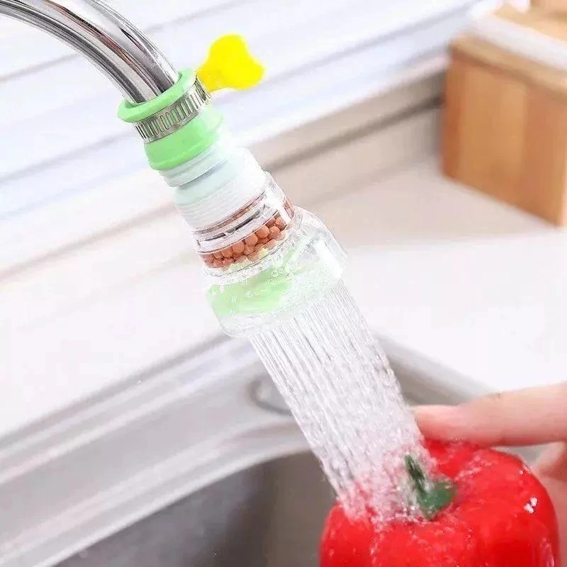 Vòi rửa bát xoay 360 độ kéo dài 4.5cm tiết kiệm nước - màu hồng, xanh lá, xanh dương