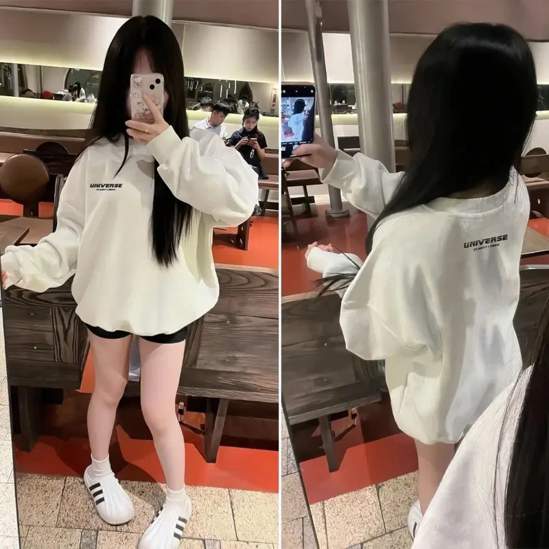 Áo Sweater Nam Nữ Form Rộng Oversize In Chữ UNIVERSE Phong Cách Hàn Quốc