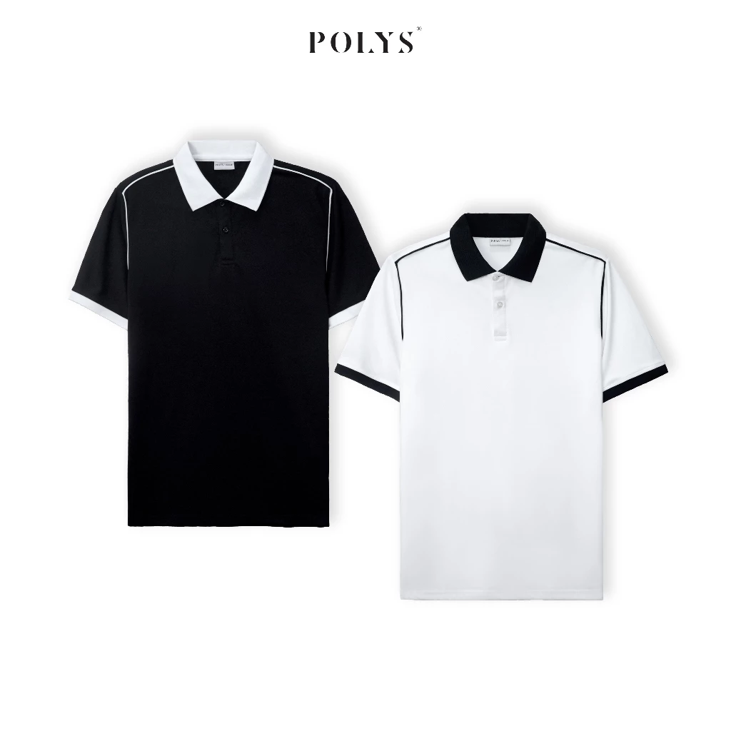 Áo thun polo nam POLYS, vải TC SYNEX 4 chiều, thoáng khí, thấm hút. Áo polo tay ngắn DIAZEL