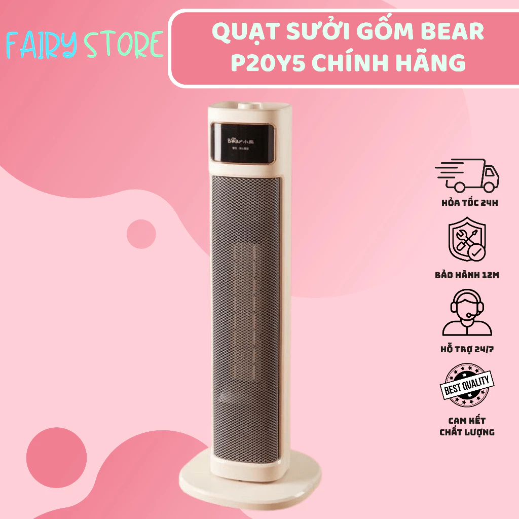 Máy Sưởi Đứng Bear DNQ - P20Y5, Sưởi Ấm Phòng Ngủ, Không Gian Làm Việc, Phòng Khách