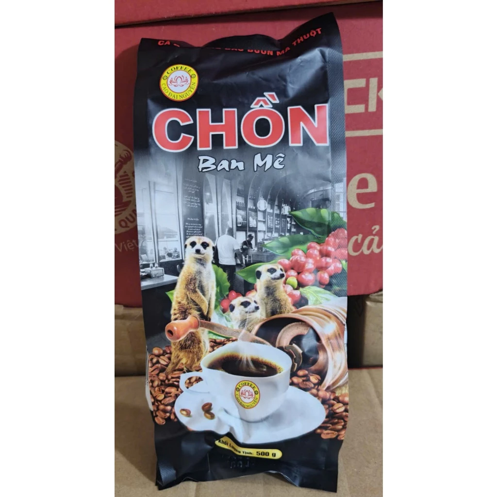Cà phê rang xay pha phin chồn đen ban mê ( gói 500gr)