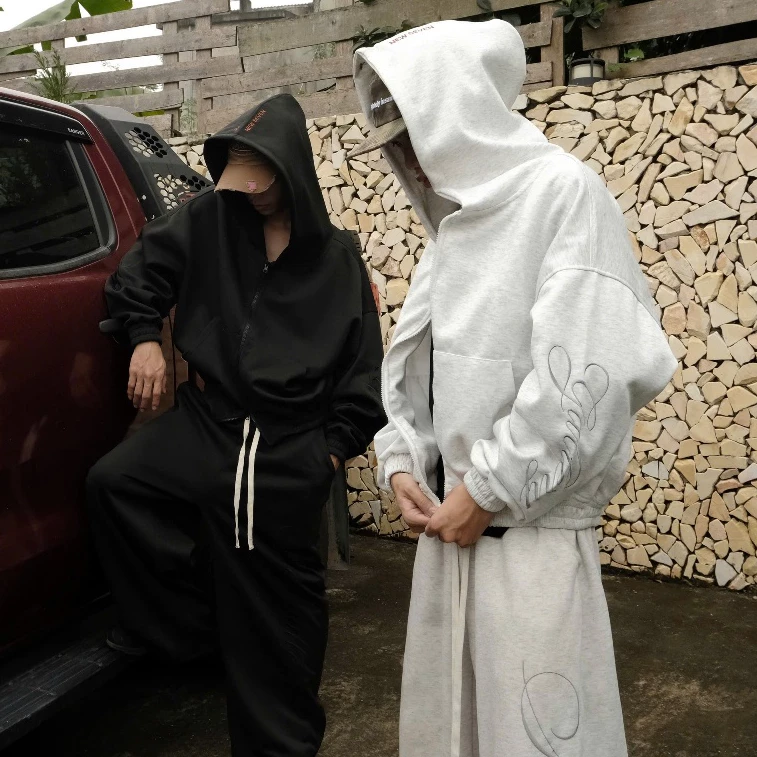 Áo Khoác Nỉ Boxy NSEVEN SEPTGALLERY Boxy Zip Jacket NHD.490