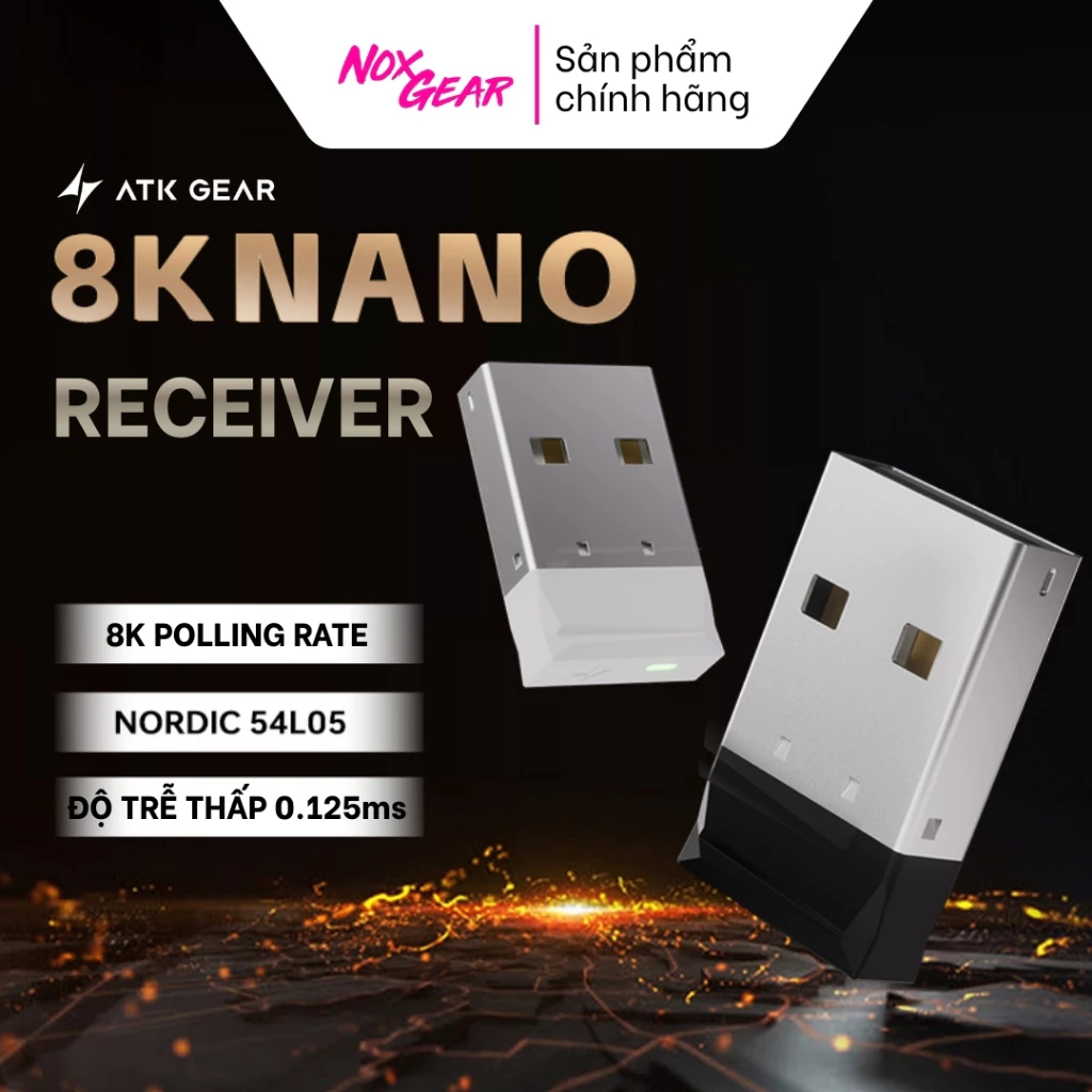 [GIAO NGAY] Receiver ATK 8K NANO - Dành Cho ATK X1 V2 | F1 V2 | A9 Ultimate/Ultramax | Duckbill Series - Chính Hãng 100%