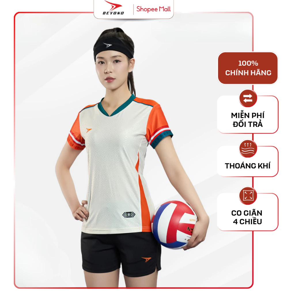 [Xả kho] Bộ Quần Áo Bóng Chuyền Cao Cấp Beyono Zane, Quần Có Túi Thể Thao Nữ