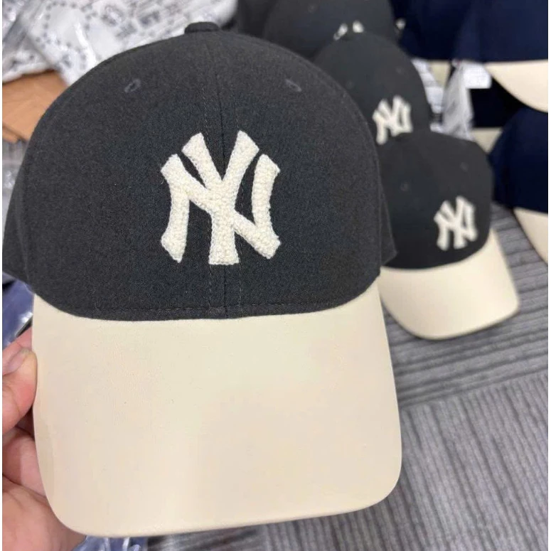 (CHÍNH HÃNG) Mũ nón lưỡi trai MLB Basic MIX form cứng season unisex nam nữ