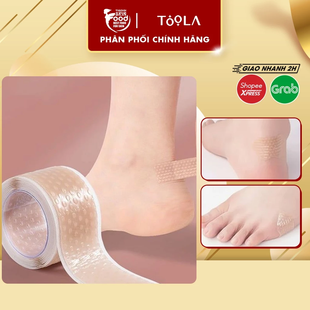 Miếng Dán Bảo Vệ Gót Chân TOOLA - 20 Miếng