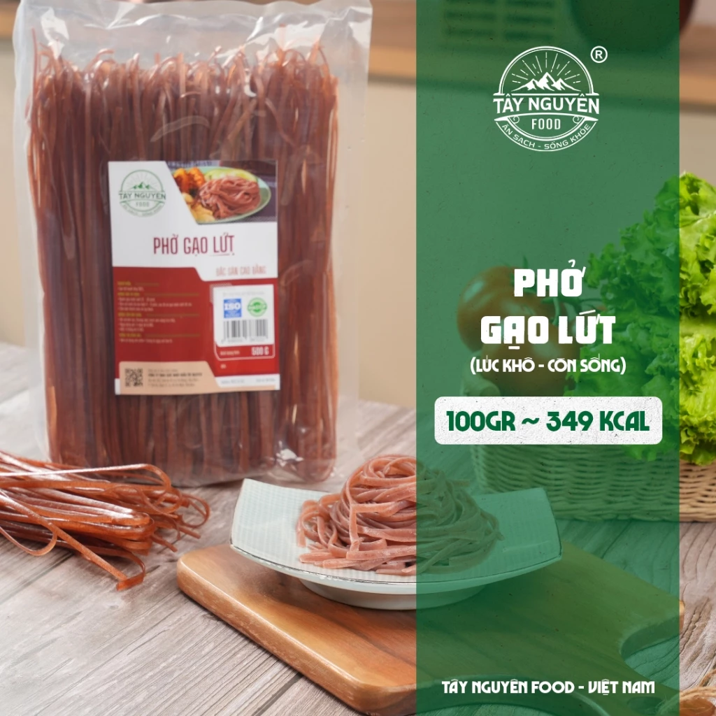 Phở gạo lứt Eatclean Tây Nguyên Food - Việt Nam 500g/1kg