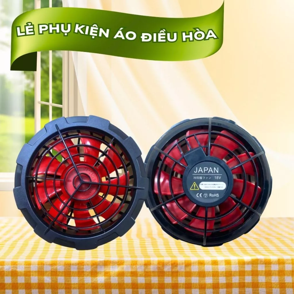 Phụ kiện áo điều hòa Nhật Bản chính hãng, dây cáp kết nối pin quạt kèm củ sạc pin nhanh 20W
