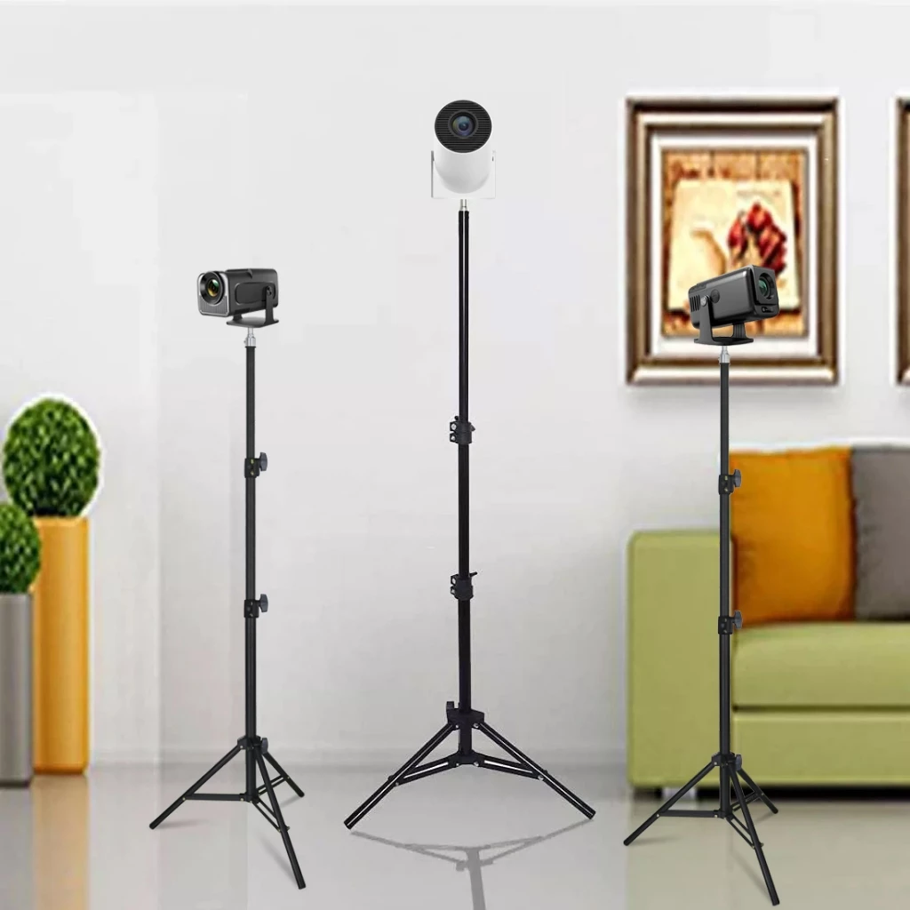 Giá đỡ máy chiếu HY300PR/320MINI/670 đa năng có thể gập lại đầu giường có thể thu vào để bàn chân máy chiếu Đầu đứng 1/4