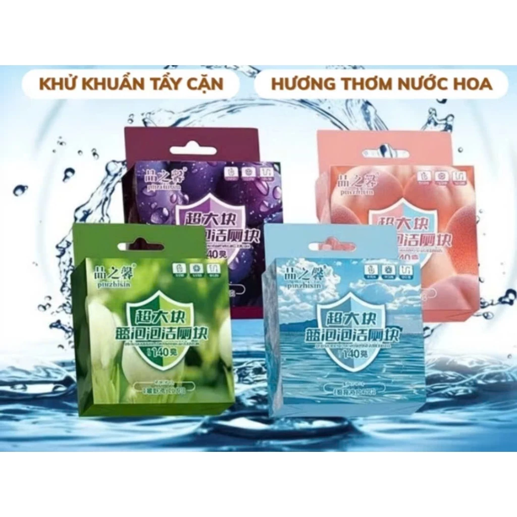 Combo 12 viên thả bồn cầu khử mùi hương hoa khử mùi bồn cầu