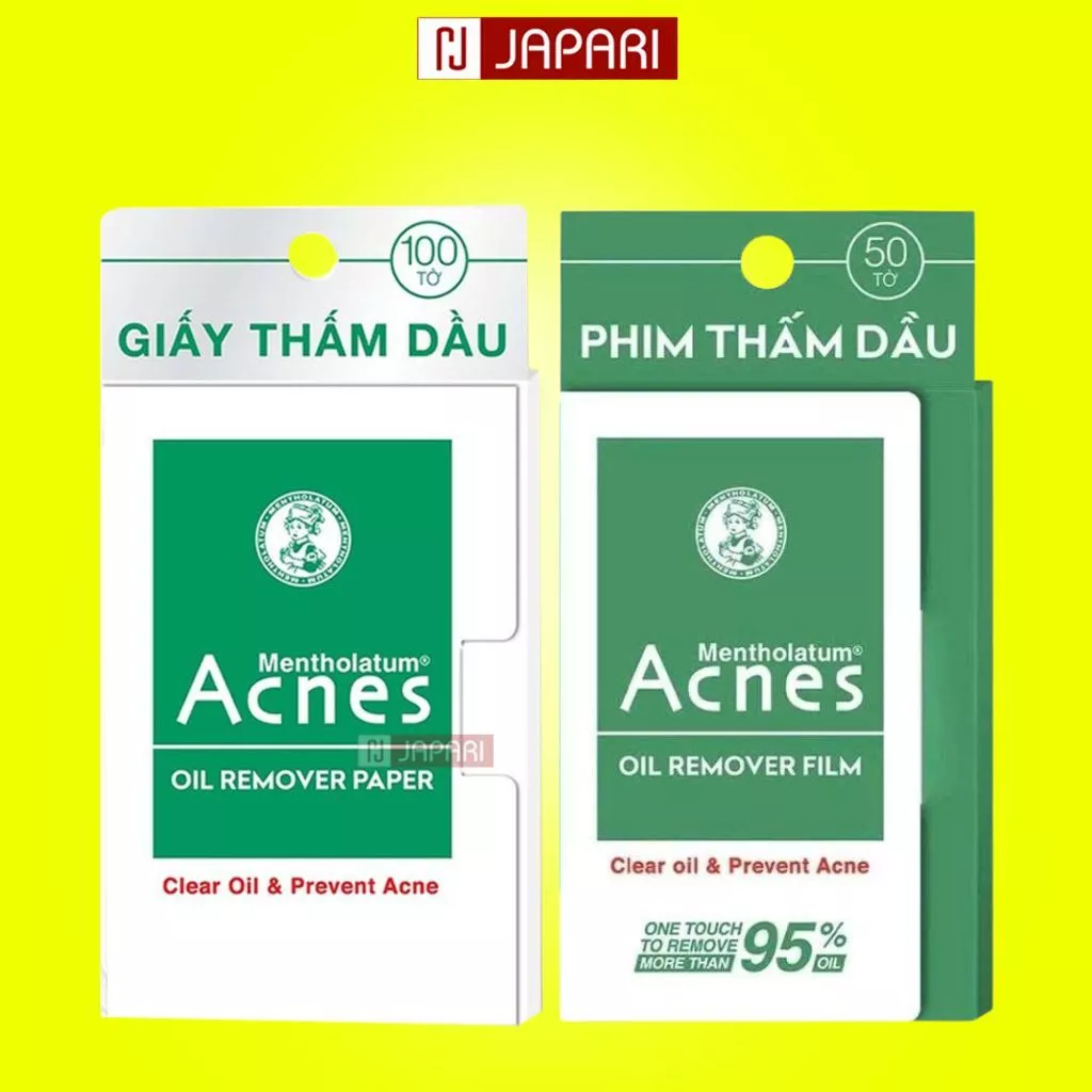 Phim Thấm Dầu Acnes, Giấy Thấm Dầu Ngừa Mụn Cho Da Dầu Da Nhạy Cảm CHÍNH HÃN-Chăm Sóc Da Sau Trang Điểm JAPARI