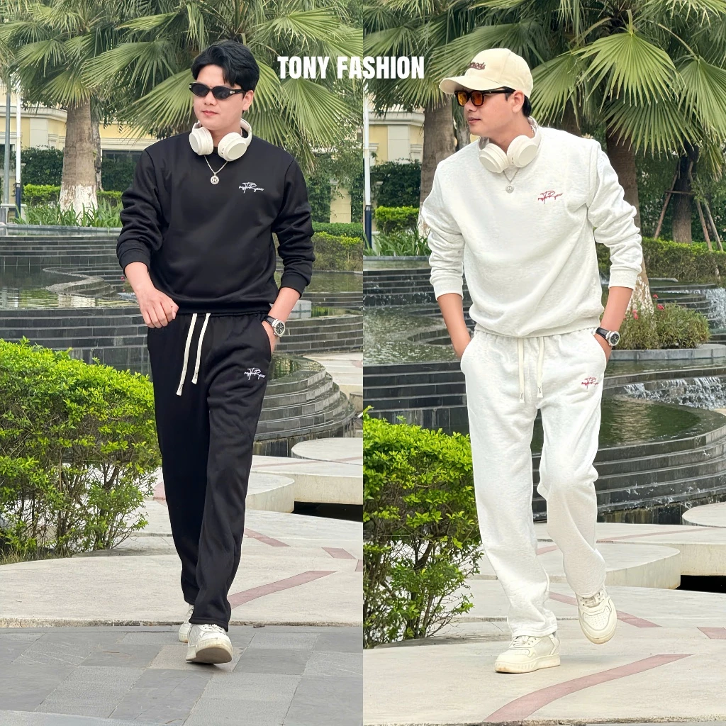 Bộ quần áo nỉ [ LÓT LÔNG CỪU] CAO CẤP chất dày dặn trẻ trung HÀNG MỞ BÁN- TONY FASHION