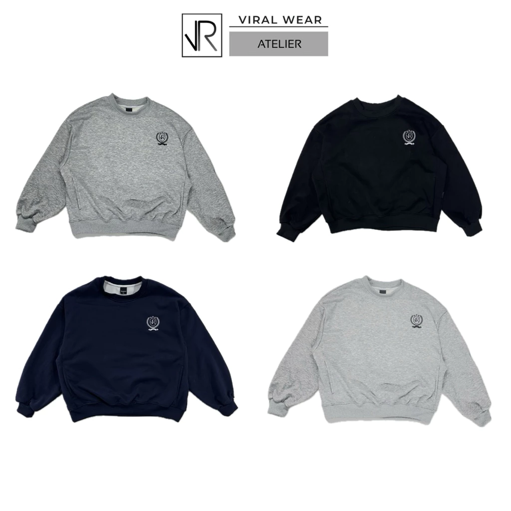 [NEW ARRIVAL] Sweater Có Túi Viralwear Vải Nỉ Lông Cáo Unisex Form Boxy
