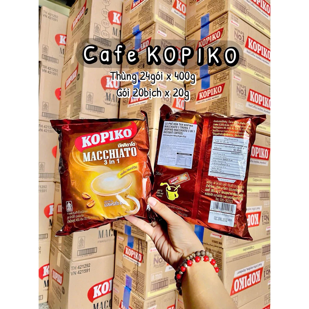 CAFE KOPIKO THÁI LAN BỊCH 20 GÓI SIÊU NGON