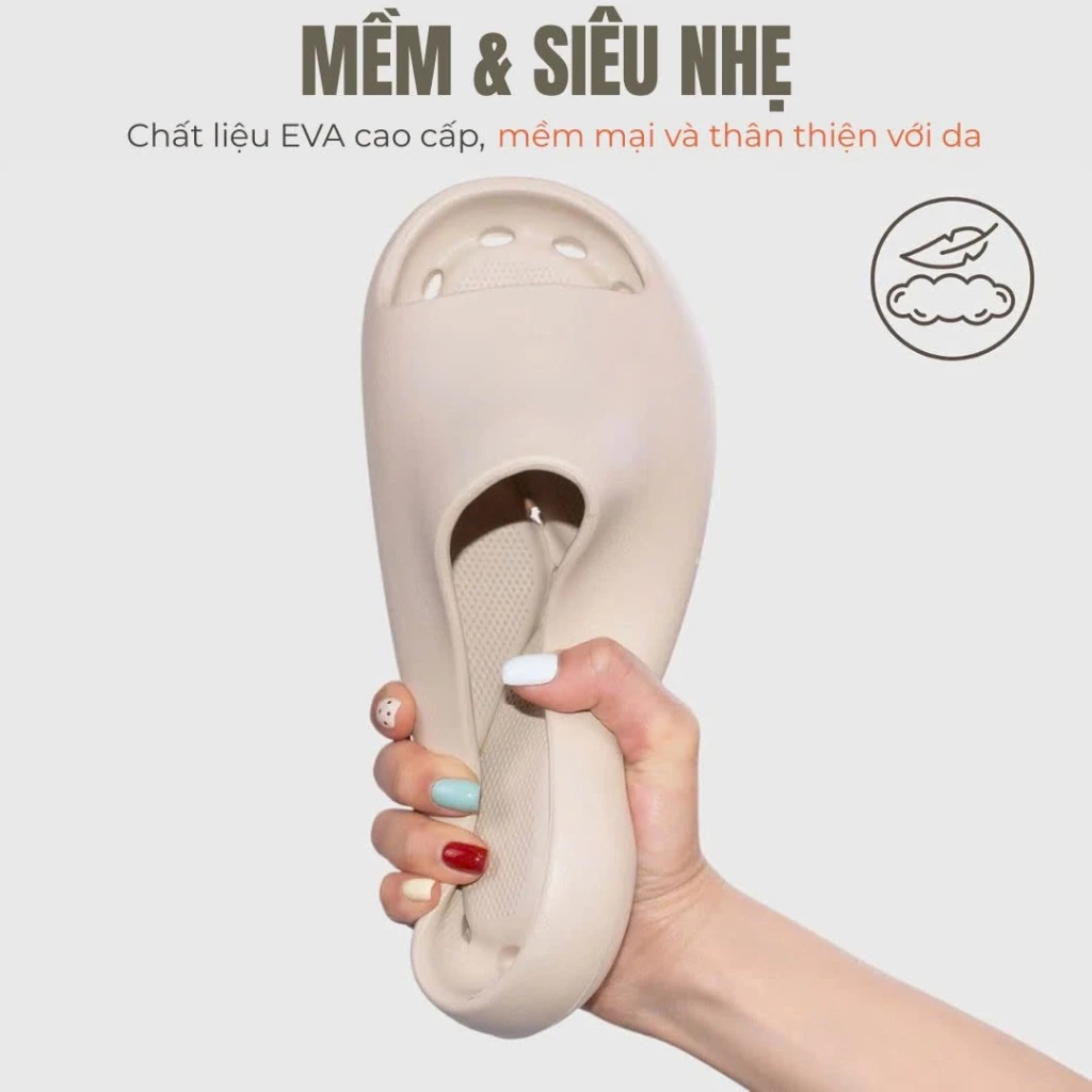 Dép loufu cao cấp đế chống trơn trượt lớp cao su non eva đúc nguyên khôi vs252