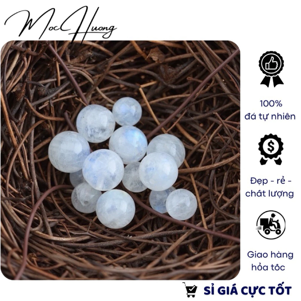 Lẻ hạt Mặt trăng - Moon.sto.ne làm handmade - TH416 MOCHUONGJEWELRY