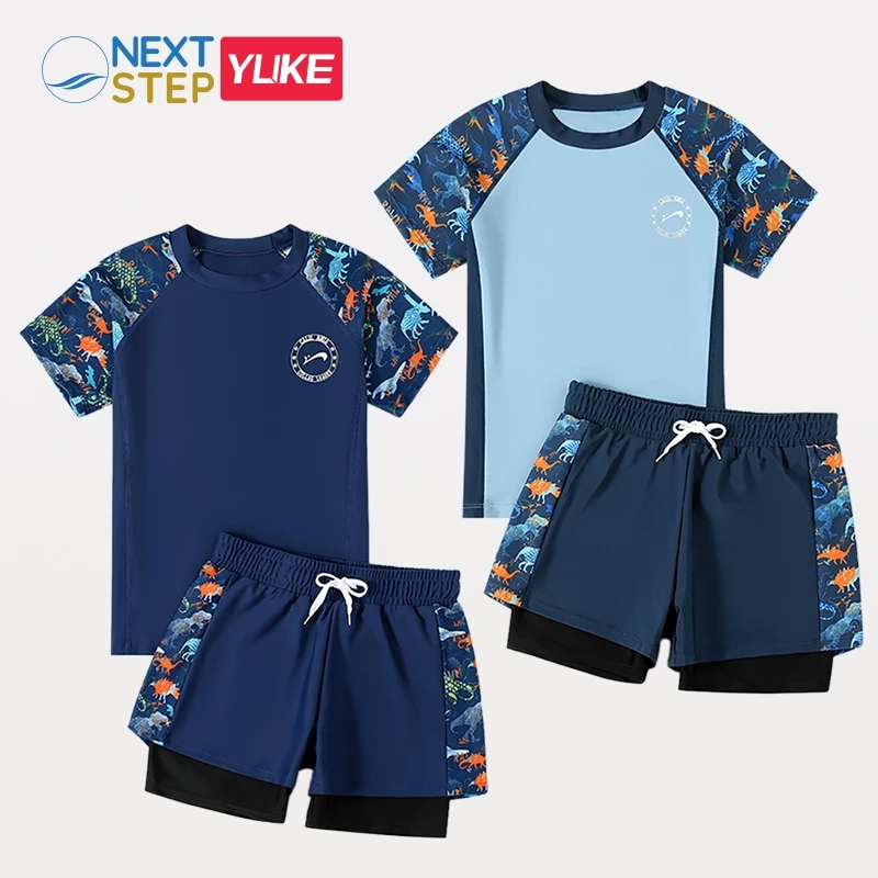 Đồ bơi bé trai Hiệu YUKE chất vải mềm mại quần 2 lớp bảo vệ bé tốt hơn size từ 16-47kg