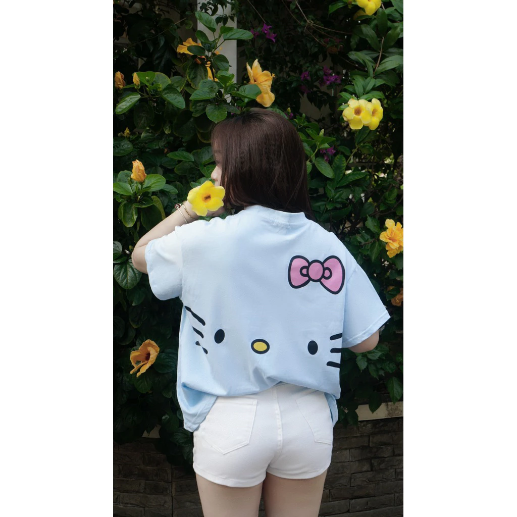 UMEESAIGON Áo Thun Big Boxy Form Rộng Tay Ngắn Cotton Cổ Tròn Nam Nữ " MÈO RÂU "
