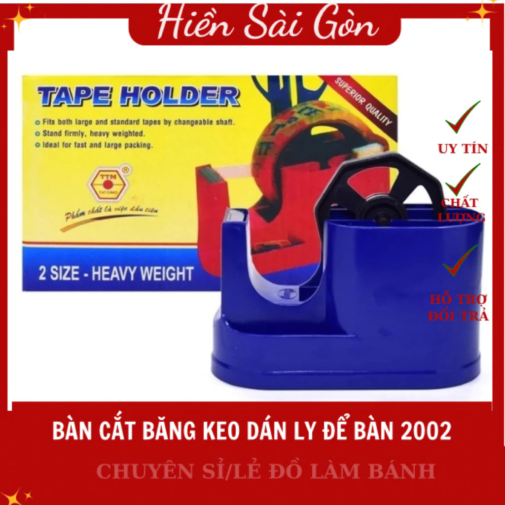 DỤNG CỤ CẮT BĂNG KEO DÁN LY TRÀ SỮA / DỤNG CỤ CẮT KEO VĂN PHÒNG 2002