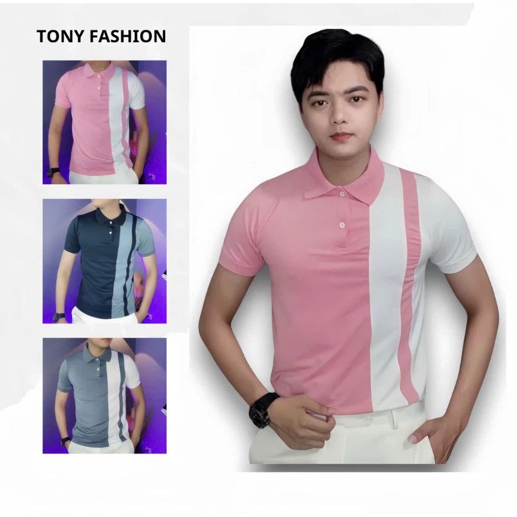 Áo polo nam-TN13-cao cấp hàng đẹp chất liệu poli cá sấu áo polo nam mềm mịn-TONY FASHION