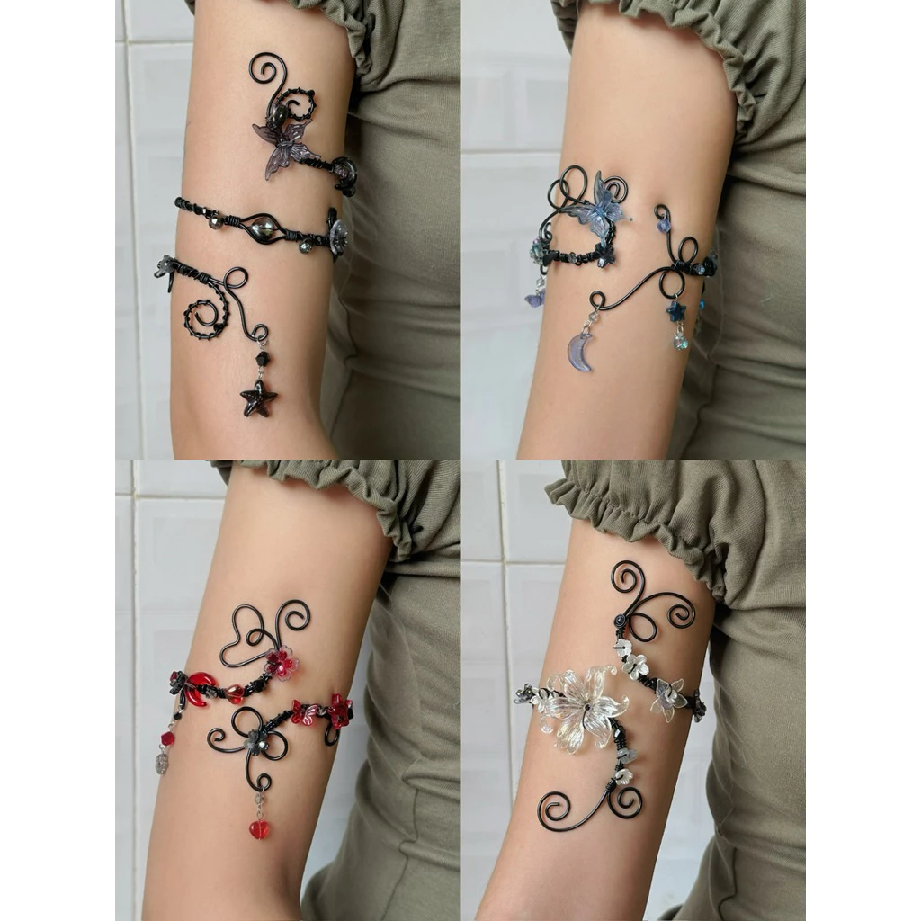 [ ĐỌC KĨ MÔ TẢ ] Vòng đeo bắp tay arm cuff - Vòng đeo bắp tay phụ kiện thời trang Handmade - Trang sức - HYGGE ♡.•*