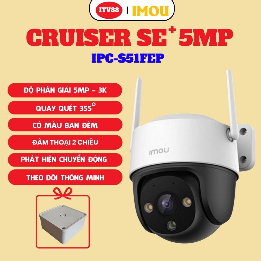 CAMERA IMOU NGOÀI TRỜI CRUISER SE+ 5M - S51FEP VÀ 3M - S31FEP l ĐÀM THOẠI 2…