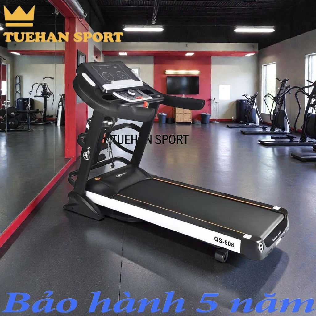 Máy chạy bộ đa năng TUEHAN SPORT OS-588S PRO băng rộng 56CM giảm xóc mạnh 6.0HP chạy êm gập gọn tập gia đình 200KG