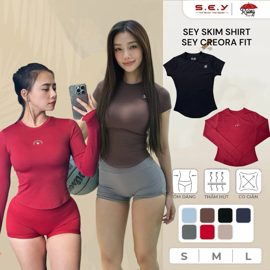 [ SEY/ TomTiger-  T Shirt ] Áo Thun Sey Skim Shirt/ Sey Creora Fit/ TomTiger Vạt Bầu Cao Cấp - Rainy Store