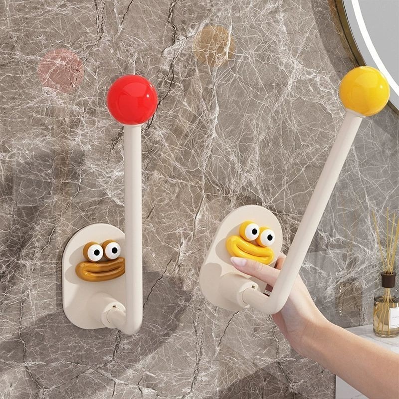 1 Cái Móc Treo Tường Không Đánh Dấu Dính Khóa Đấm Giá Nắp Bếp Dễ Thương Nhiều Màu Sắc Giá Để Đồ Khăn Tay
